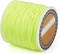 Vista 32 de Cheris - Cuerda de nailon para abalorios de nailon de 0.031 in, color azul, hilo de macramé, para hacer joyas, suministros de envoltura Kumihimo