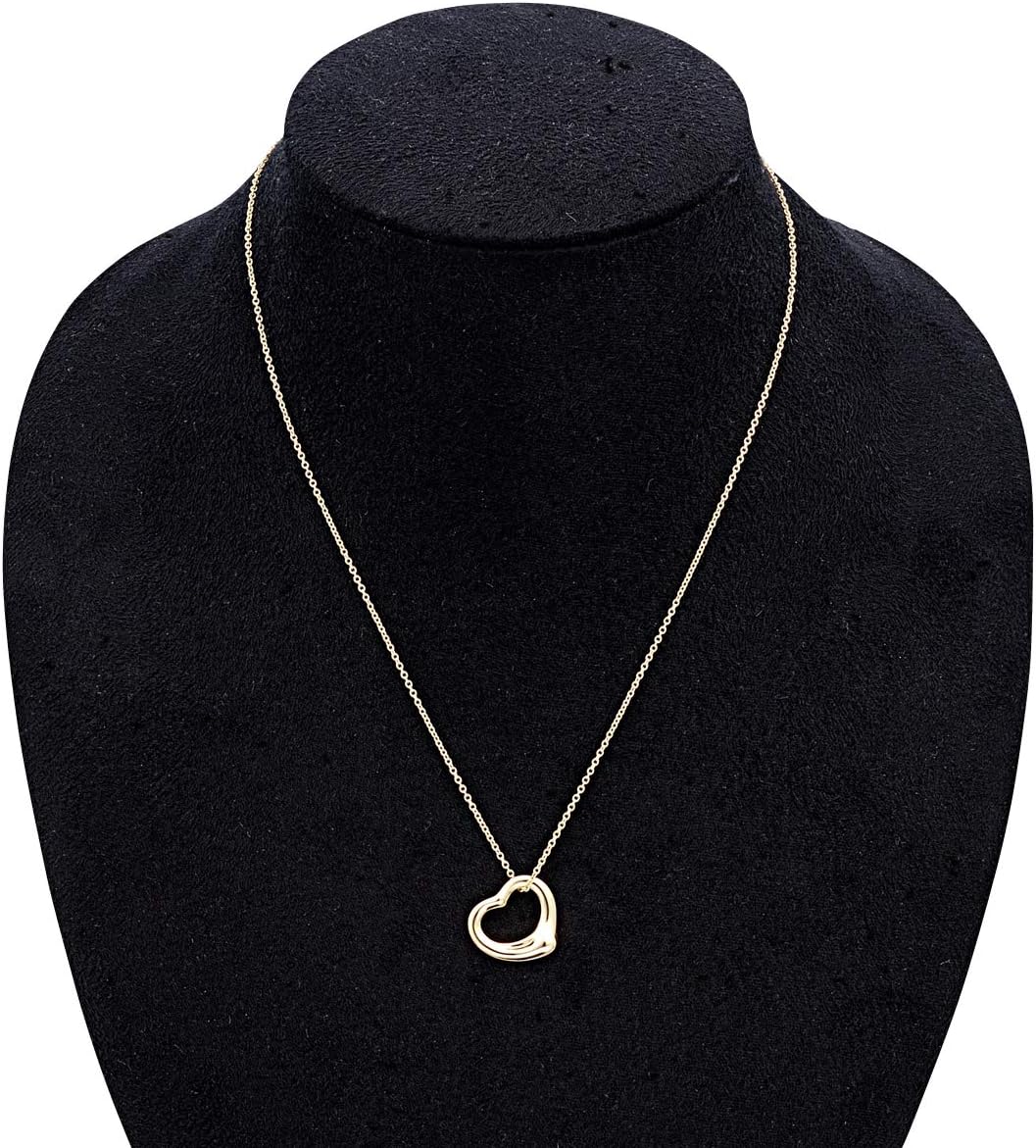 [ティファニー] TIFFANY 18KYG イエローゴールド エルサ・ペレッティ オープン ハート ペンダント ネックレス スモール 10667356 [並行輸入品]