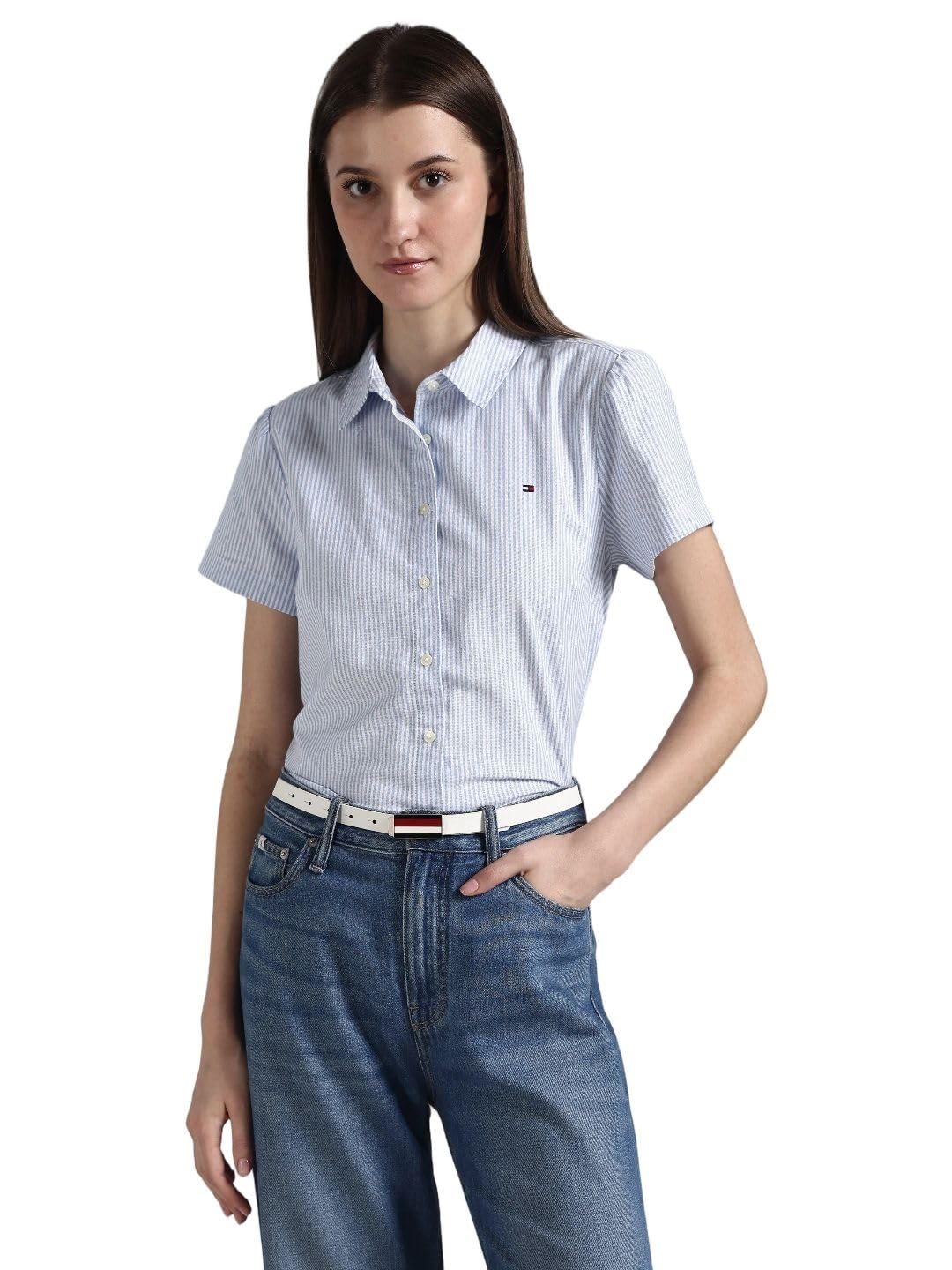 tommy hilfiger Striped Regular fit Cotton Shirt-picture-10