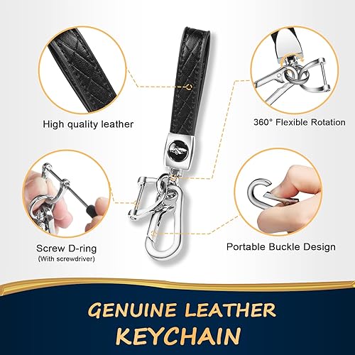 Miniatura 4 de QBUC Funda para llavero BMW con llavero de TPU suave, compatible con BMW 1 2 3 4 5 6 7 Series X1 X2 X3 X4 X5 X6 X7 Z4 (negro)