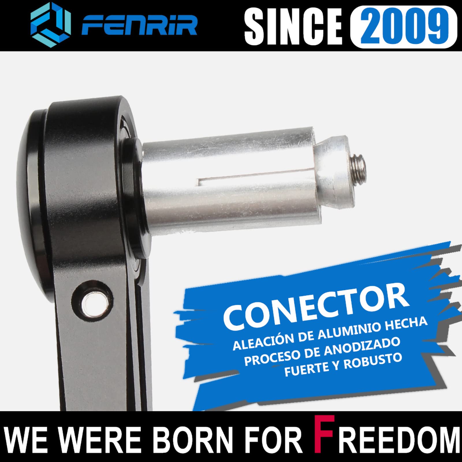 FENRIR Espejos Retrovisores Moto Manillar Retrovisor Homologados Negro CNC Aleación de aluminio Anti reflejante para Cafe Racer Naked Bike Sport Retro Scrambler Scooters deportivas Motocicletas