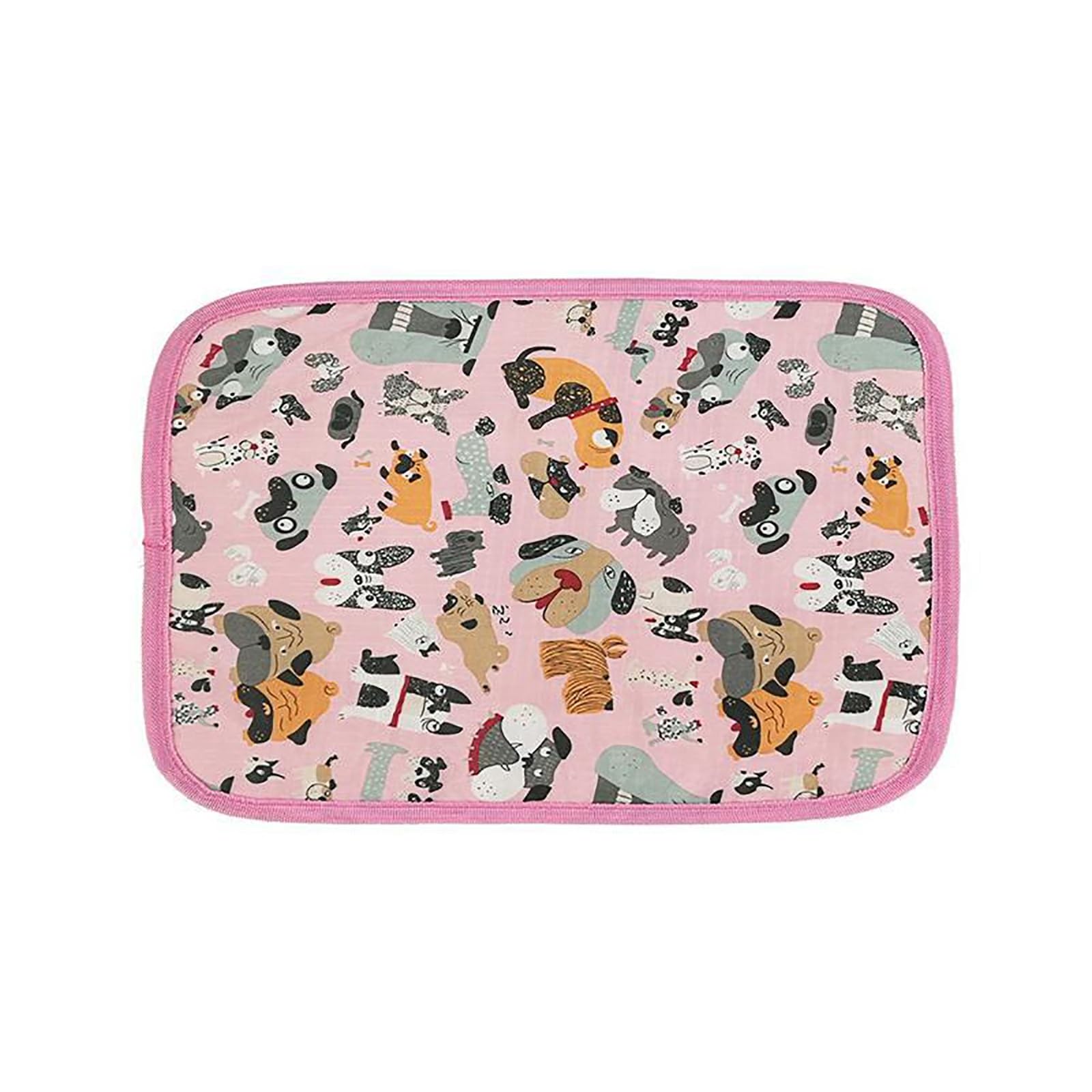 Matelas de Chauffage pour Animaux, Tapis Chauffant for Animaux de Compagnie(Pink,Medium)