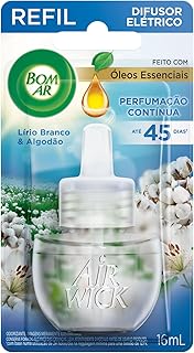 Bom Ar Difusor Elétrico Lírio Branco e Algodão Refil 16ml - Produto 2 mais recomendado com 4.7 estrelas