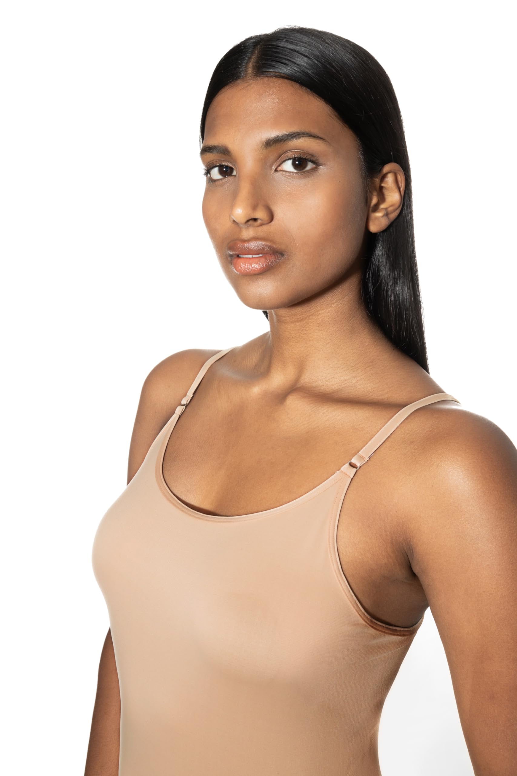 Mey Damen Spaghetti Top - Unterhemd mit verstellbaren Trägern - Serie Soft Shape - 75100