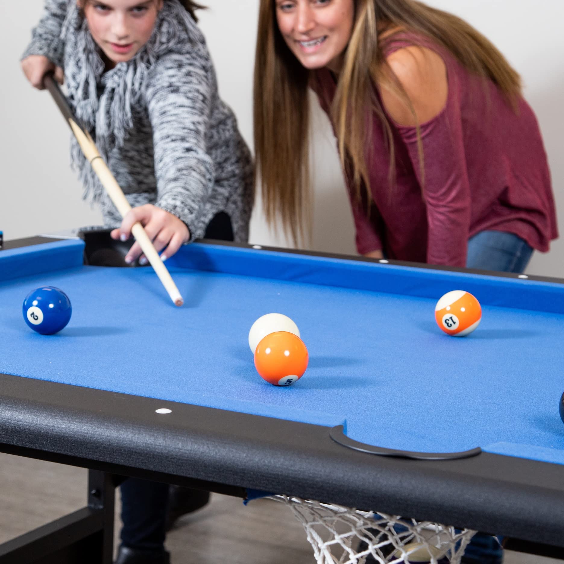 Hathaway Fairmont Portable 6Ft Pool Table for Families with Easy