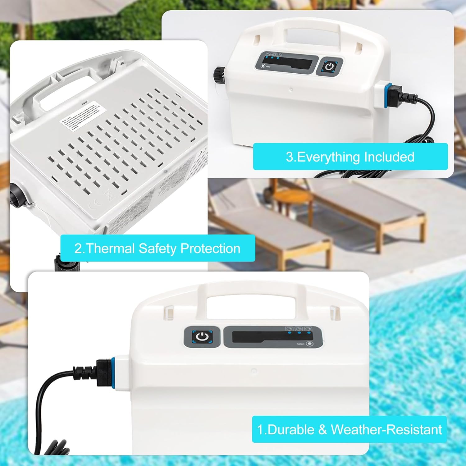9995672-US-ASSY Power Supply for Dolphin Pool Cleaners - Compatible with Dolphin Robotic Cleaners incl. Atlantis, M3, Quest, Nautilus (Pre-2021 Non-WiFi)