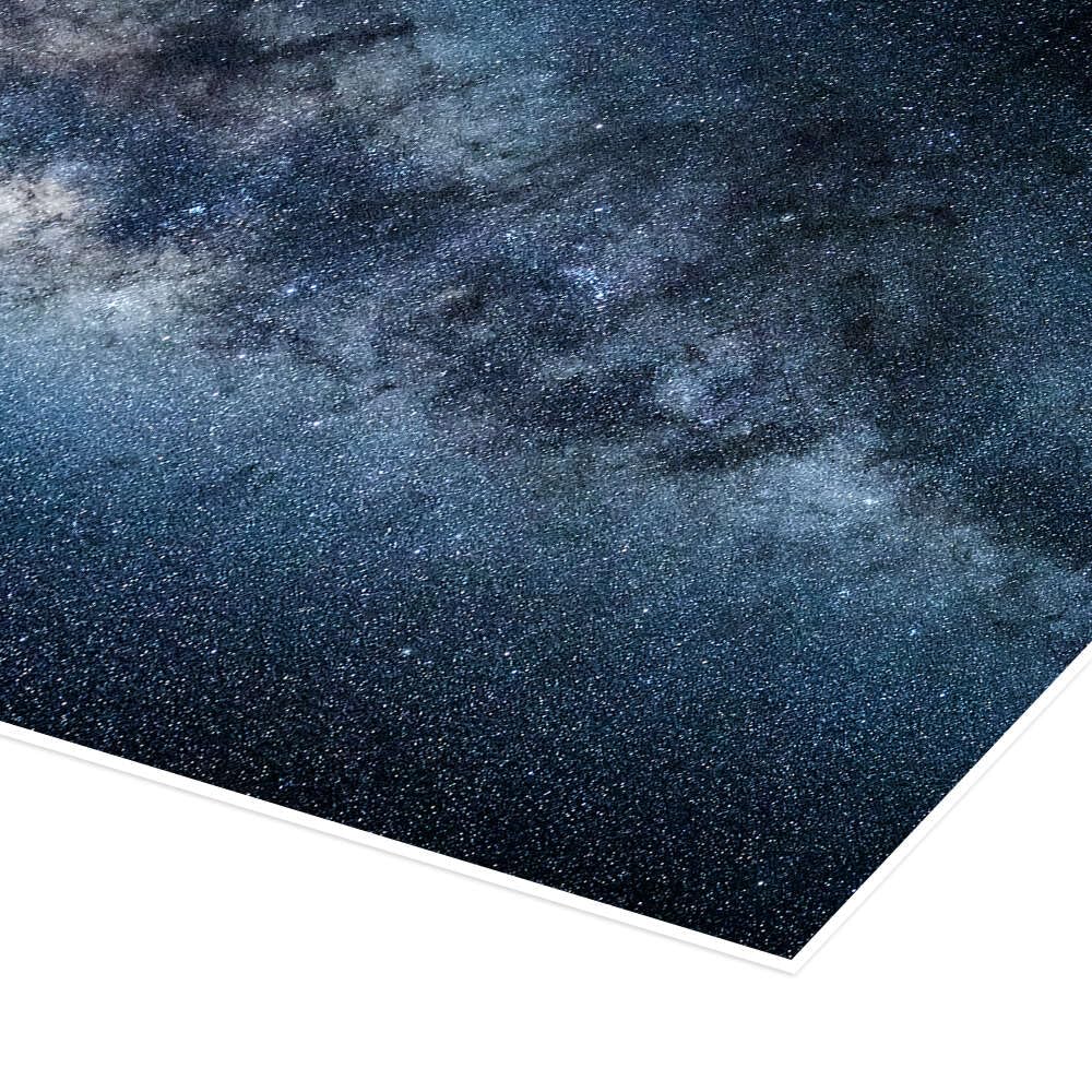 Panorama della Via Lattea Poster | 180 x 90 cm di Jan Christopher Becke Blu Quadri Decorazione per pareti