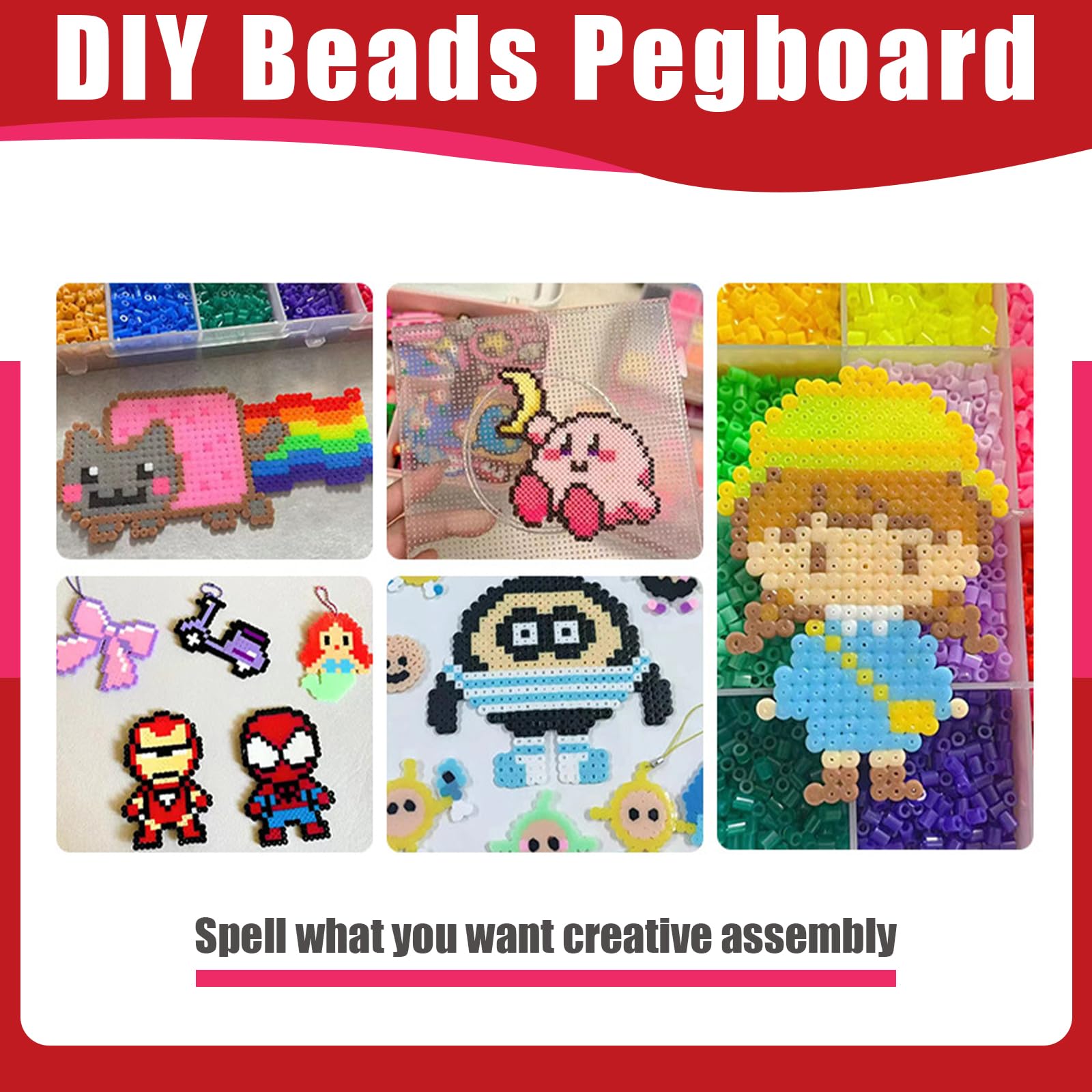 4Pcs Creative Beads Boards Sorting Game - Image 4