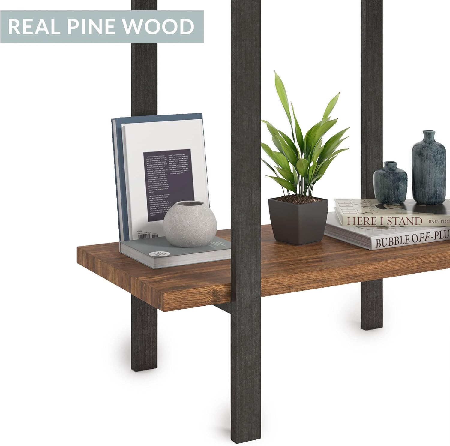 TOP оƒƒERS Barnyard Designs 2-Tier End Table - 27”L x 17 W x 27 H - Rustic Solid Pine Wood, Rectangular Side or Accent Table Tесh Dеаlѕ 🔥 Barnyard Designs 2-Tier End Table - 27”L x 17 W x 27 H - Rustic Solid Pine Wood, Rectangular Side or Accent Table