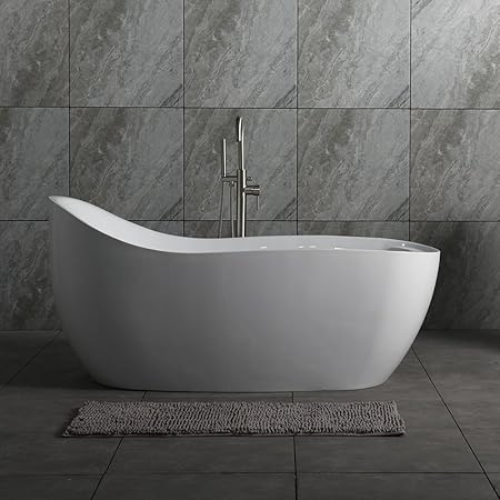 WOODBRIDGE B-0033 Free standing Bathtub, Chrome Ⅱ