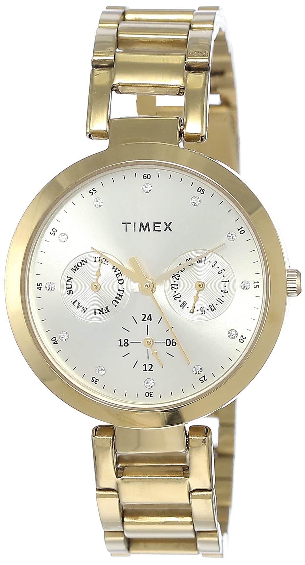 TIMEX Fashion Analog Gold Dial Womens Watch-TW000X208 (B00YSG3CZ2) Amazon Price History, Amazon Price Tracker