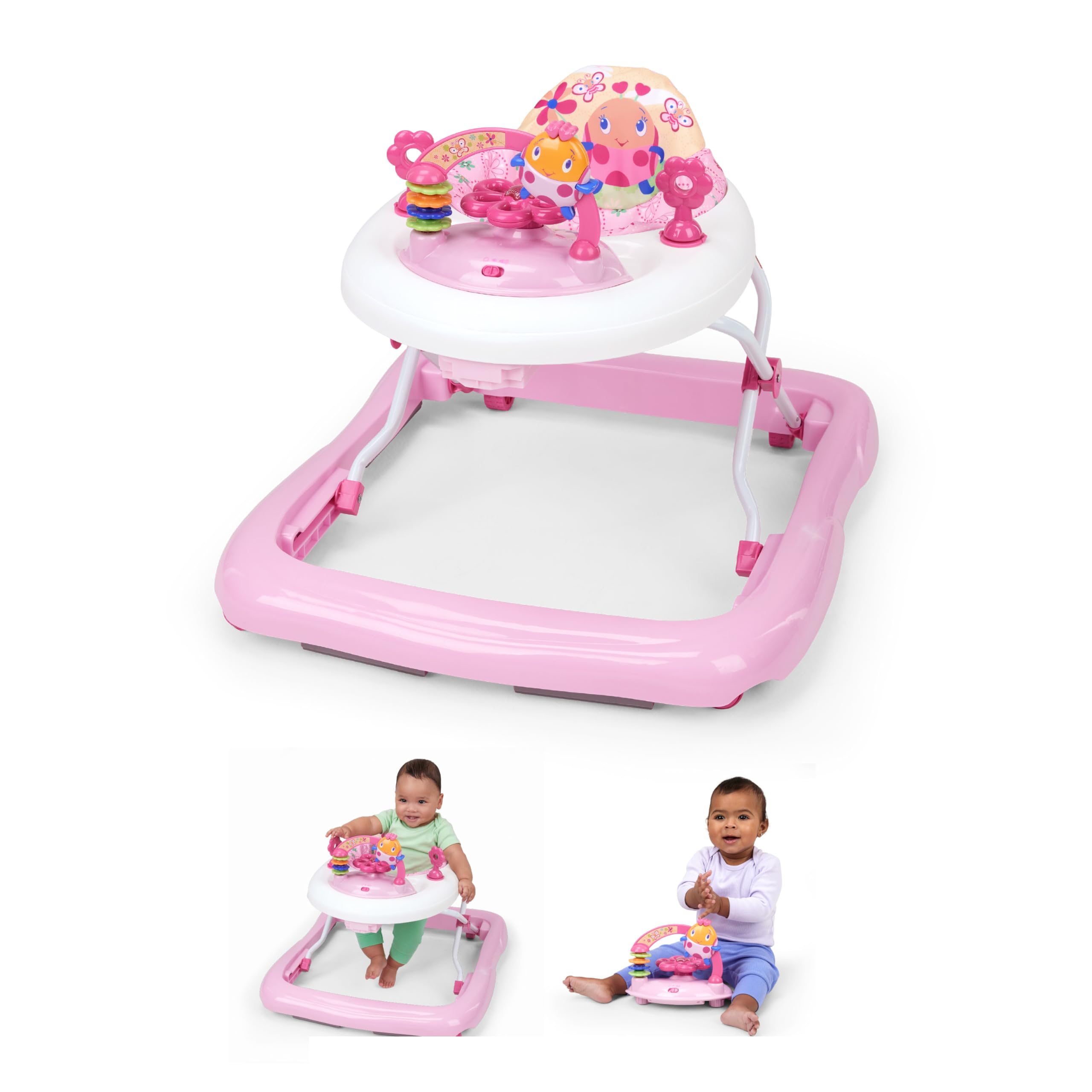 Amazon.com : Bright Starts JuneBerry Walk-A-Bout Baby Walker and