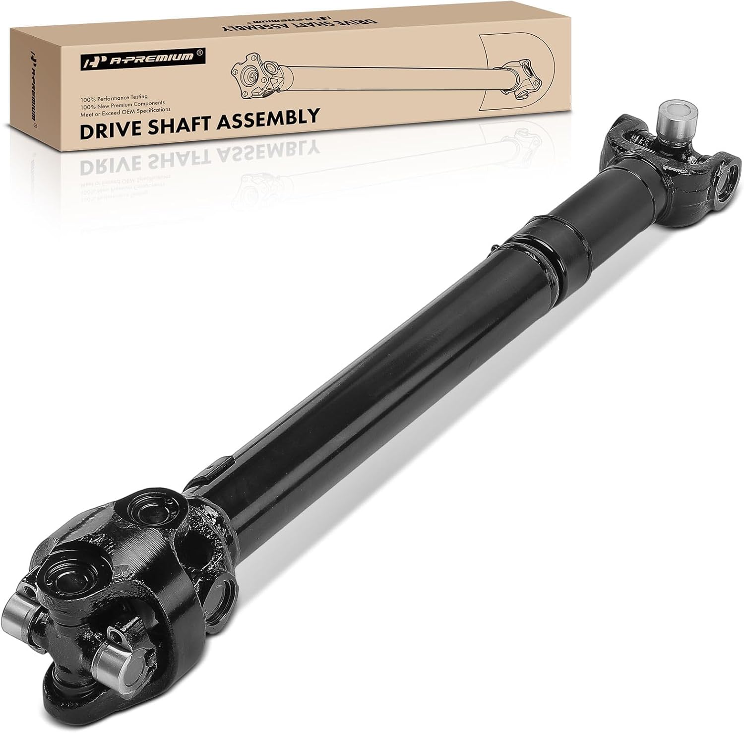 A-Premium Front Complete Drive Shaft Prop Shaft Driveshaft Assembly Compatible with Jeep J10 1978-1979, J-100 1971, J20 1978-1979, J-2500 1971-1973, J-2600 1972-1973, Wagoneer 1971-1973/1978-1979