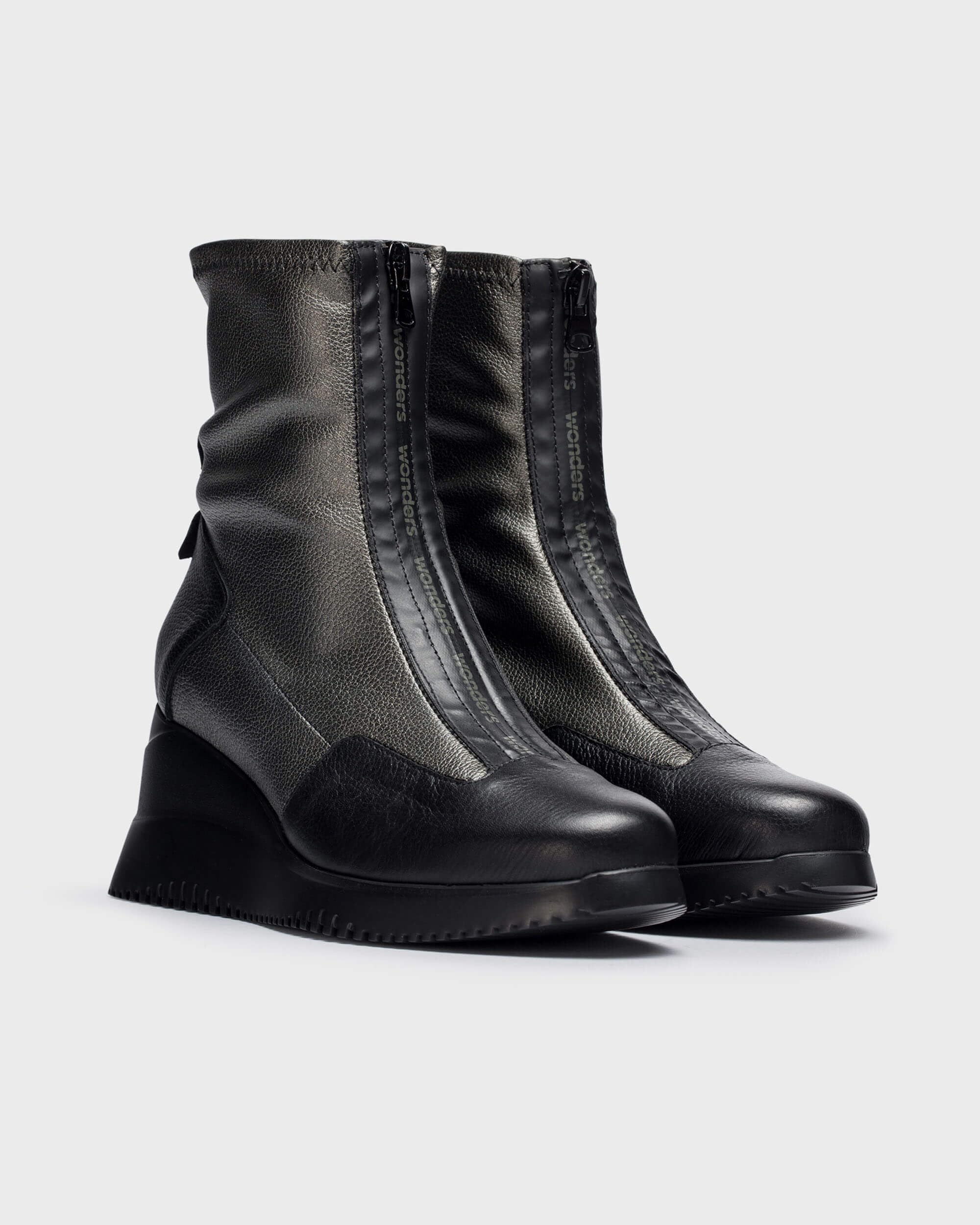Wonders Dark Grey India Ankle Boot