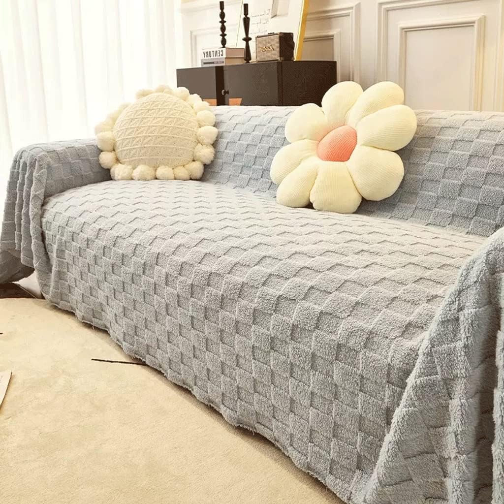 Sofa Cover Fabric Style Sofa Towel Winter Luxury Sofa Cover Cover Sofa Blanket Full Cover (Color: D, Size: 180 * 130cm) (B 180 * 320cm)