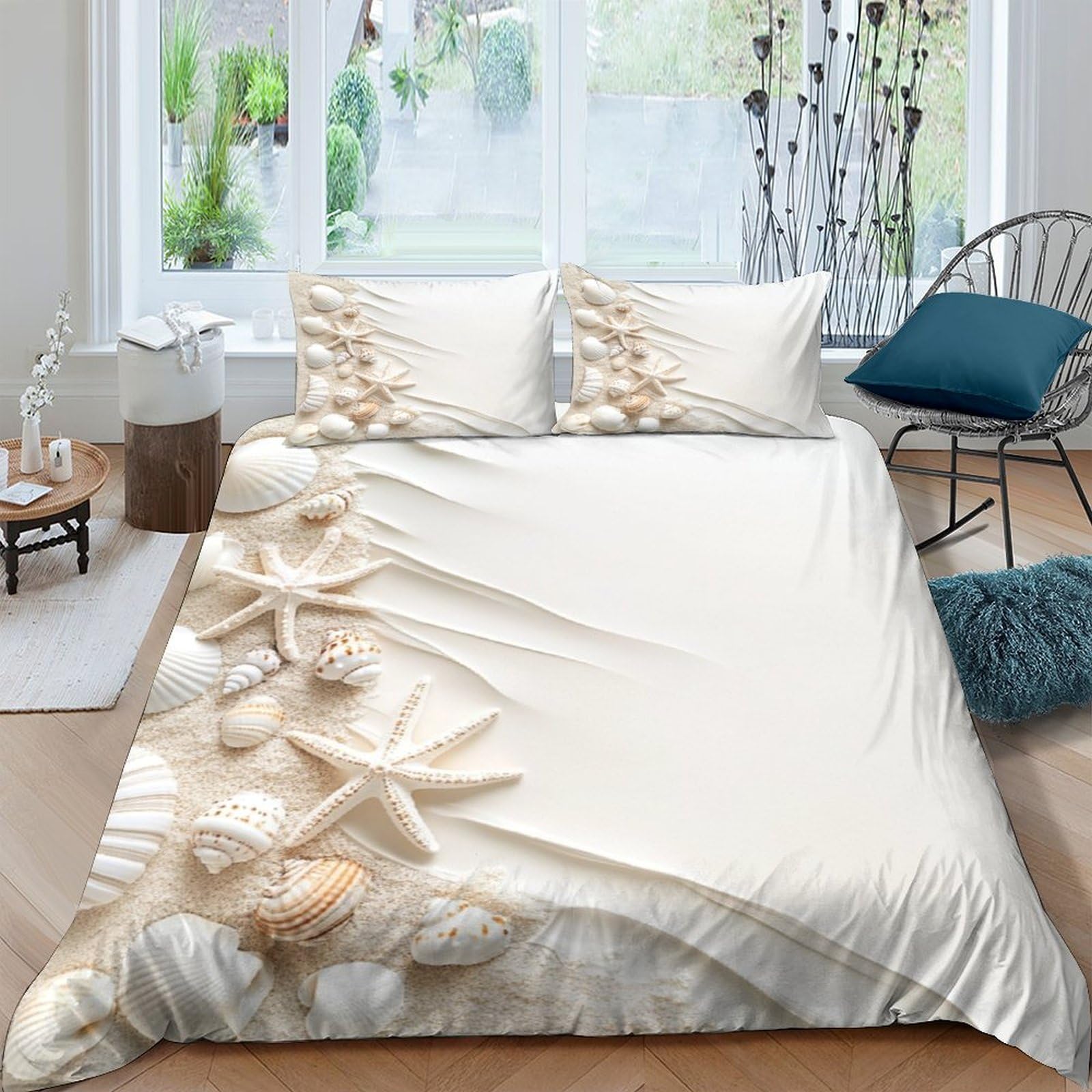 Housse de couette mer pour une chambre adulte relaxante