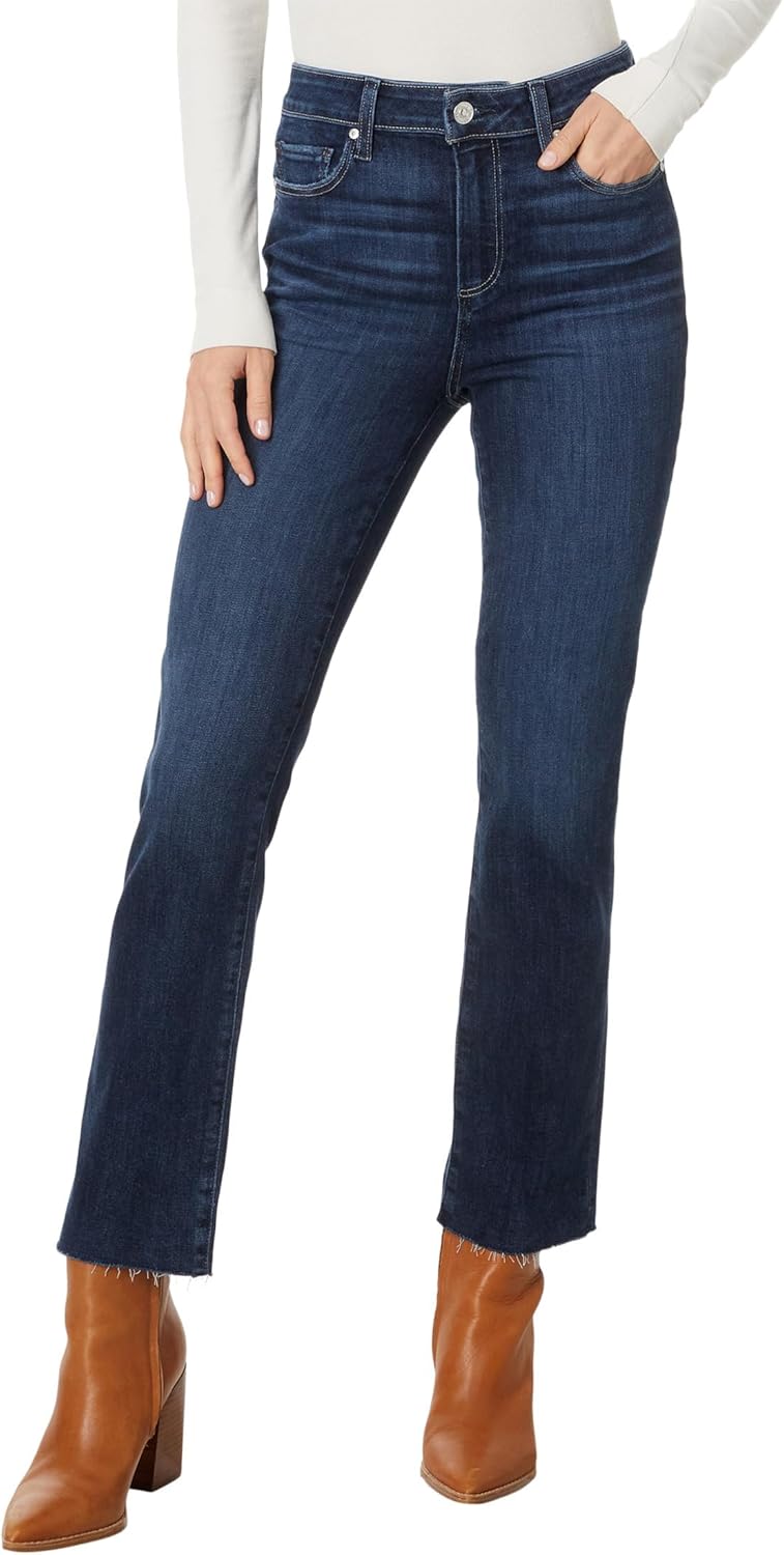 Paige Womens Cindy Raw Hem Jeans