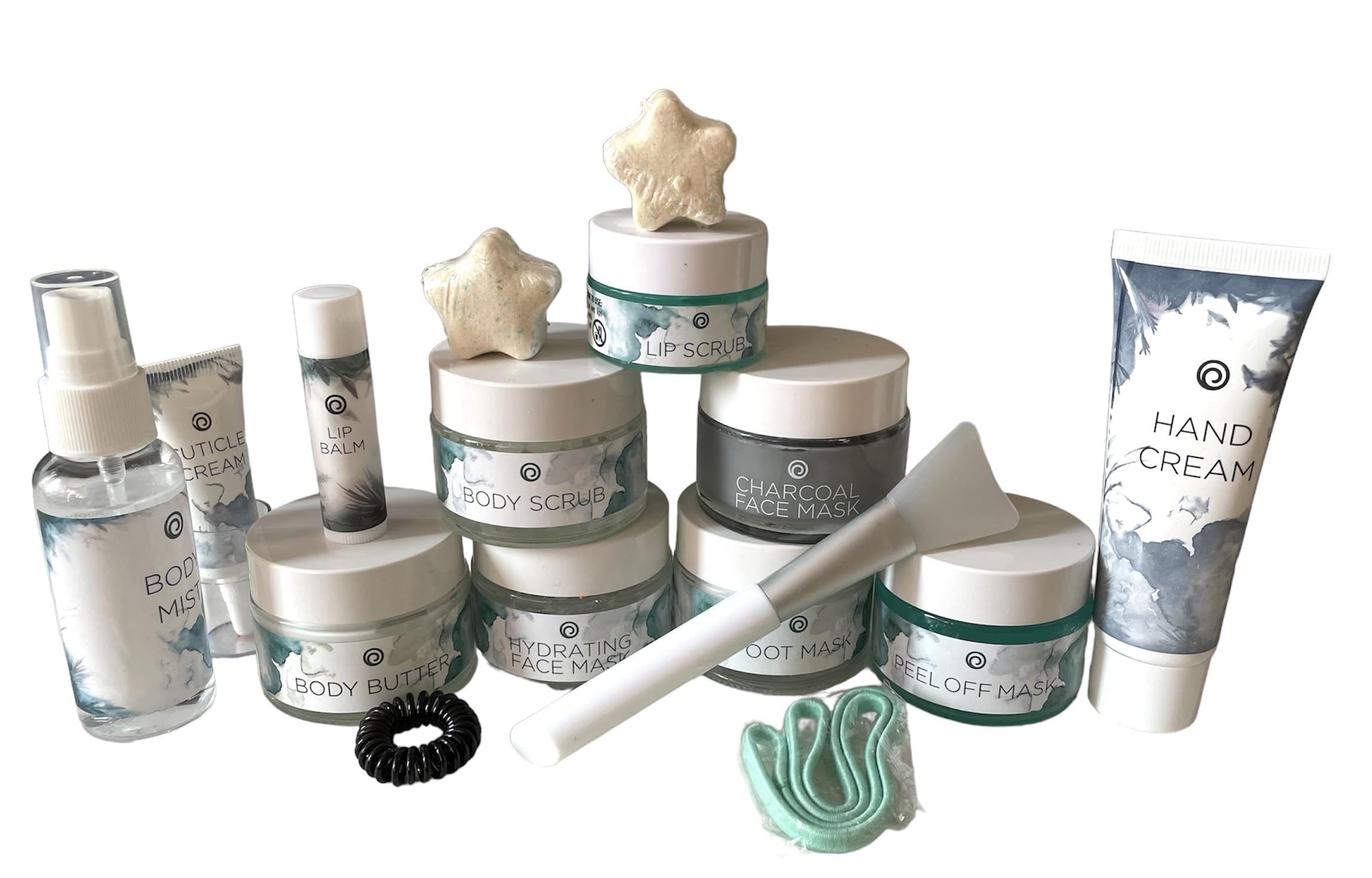 Set benessere, cura e confezione regalo con maschere, creme, scrub, ecc. - 16 applicazioni spa e prodotti per la cura di viso, mani, corpo e piedi - edizione limitata