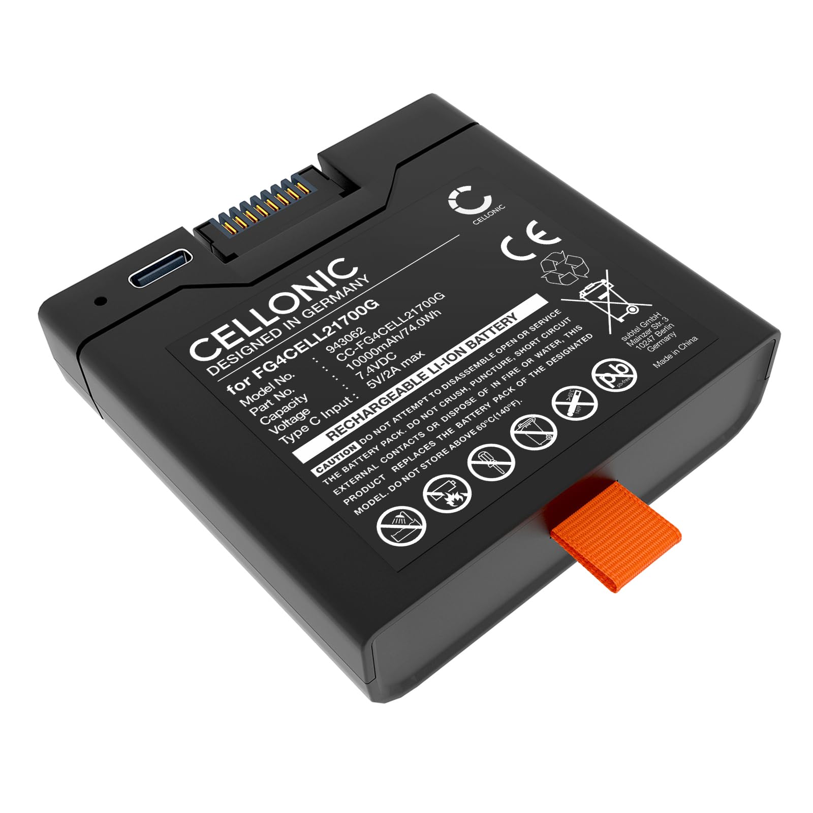 CELLONIC 1 x bateria głośnikowa kompatybilna z JBL Xtreme 4, PartyBox Stage 320 - (10000mAh, 7,4V)