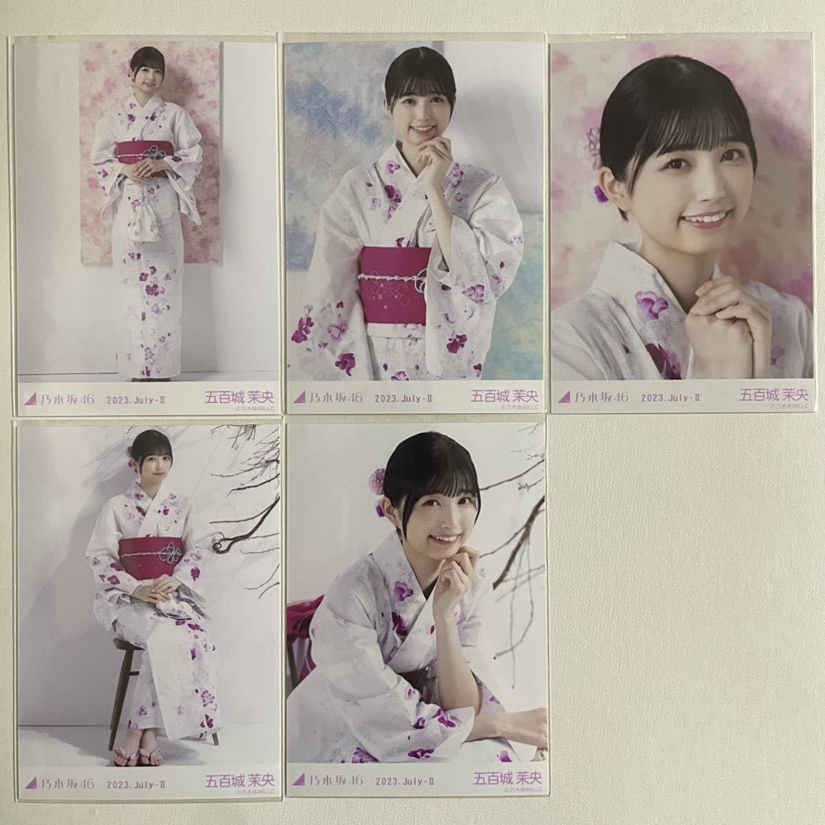 乃木坂46 五百城茉央 真夏の全国ツアー 生写真 浴衣 座り ヨリ レアポ 【