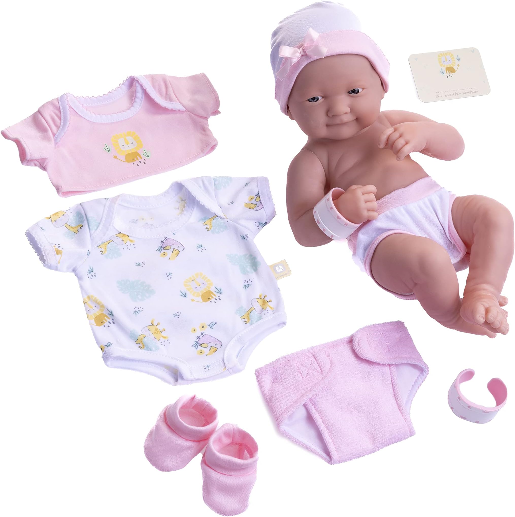 Plastic La Newborn (Pink), Baby Doll, Plastic