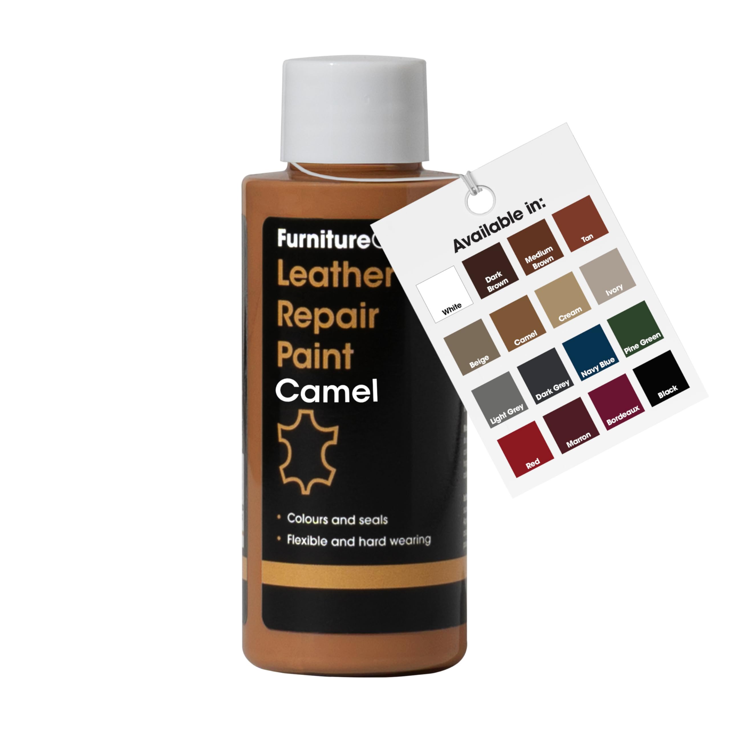 Furniture Clinic 50ml Leather Repair Paint Dye Seal Colourant Quick Easy New