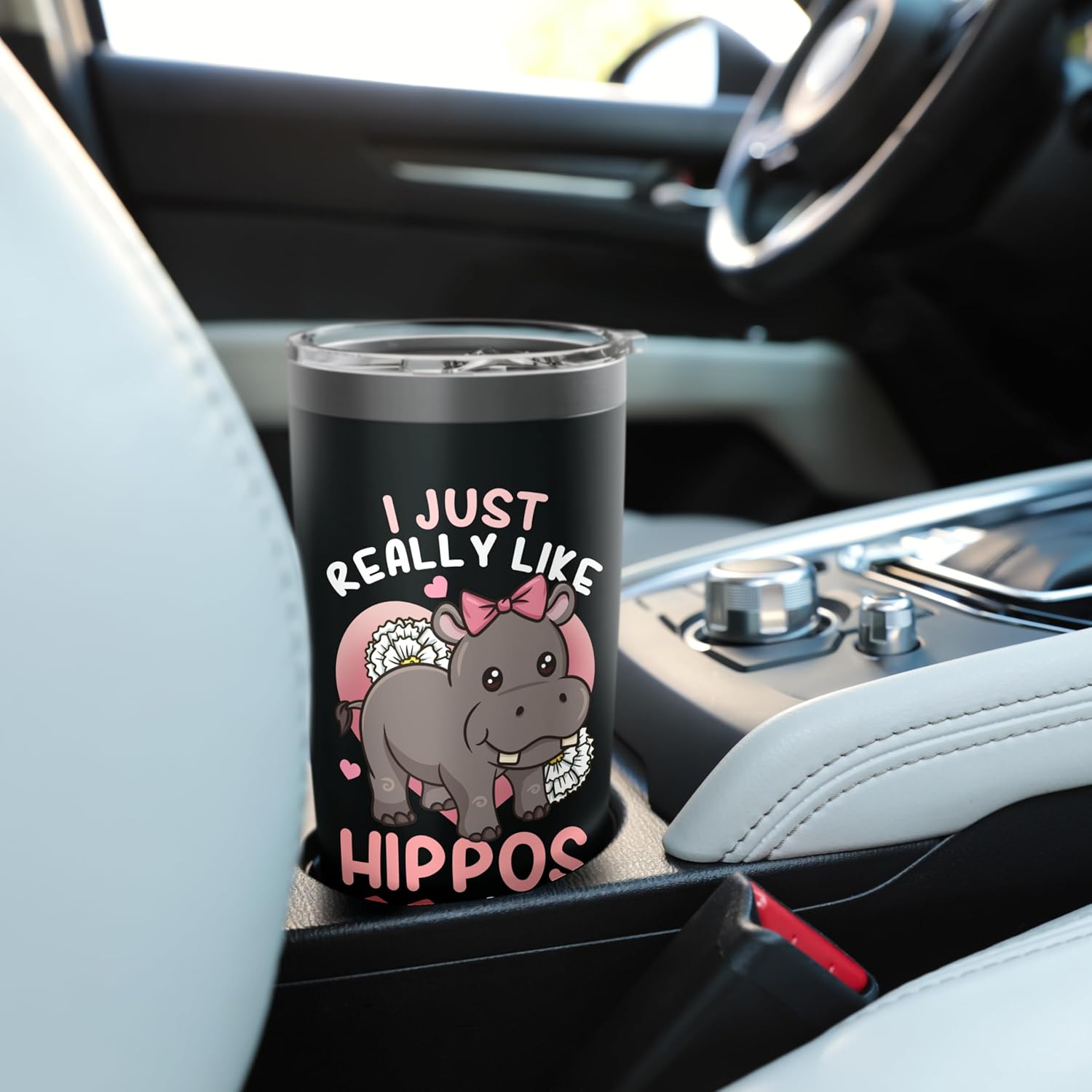 Hippo Hippopotamus Stainless Steel Insulated Tumbler - Image 6