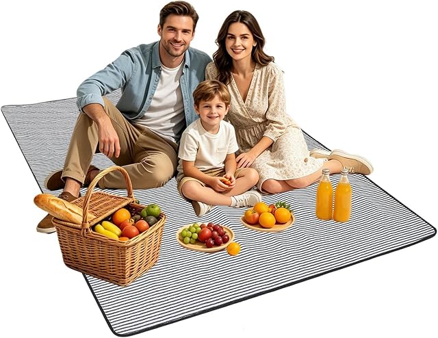 Coperta da picnic all'aperto, coperta da campeggio leggera e impermeabile | Tappetino per gite in famiglia per campeggio all'aperto, , viaggio, patio, vacanza, zaino in spalla