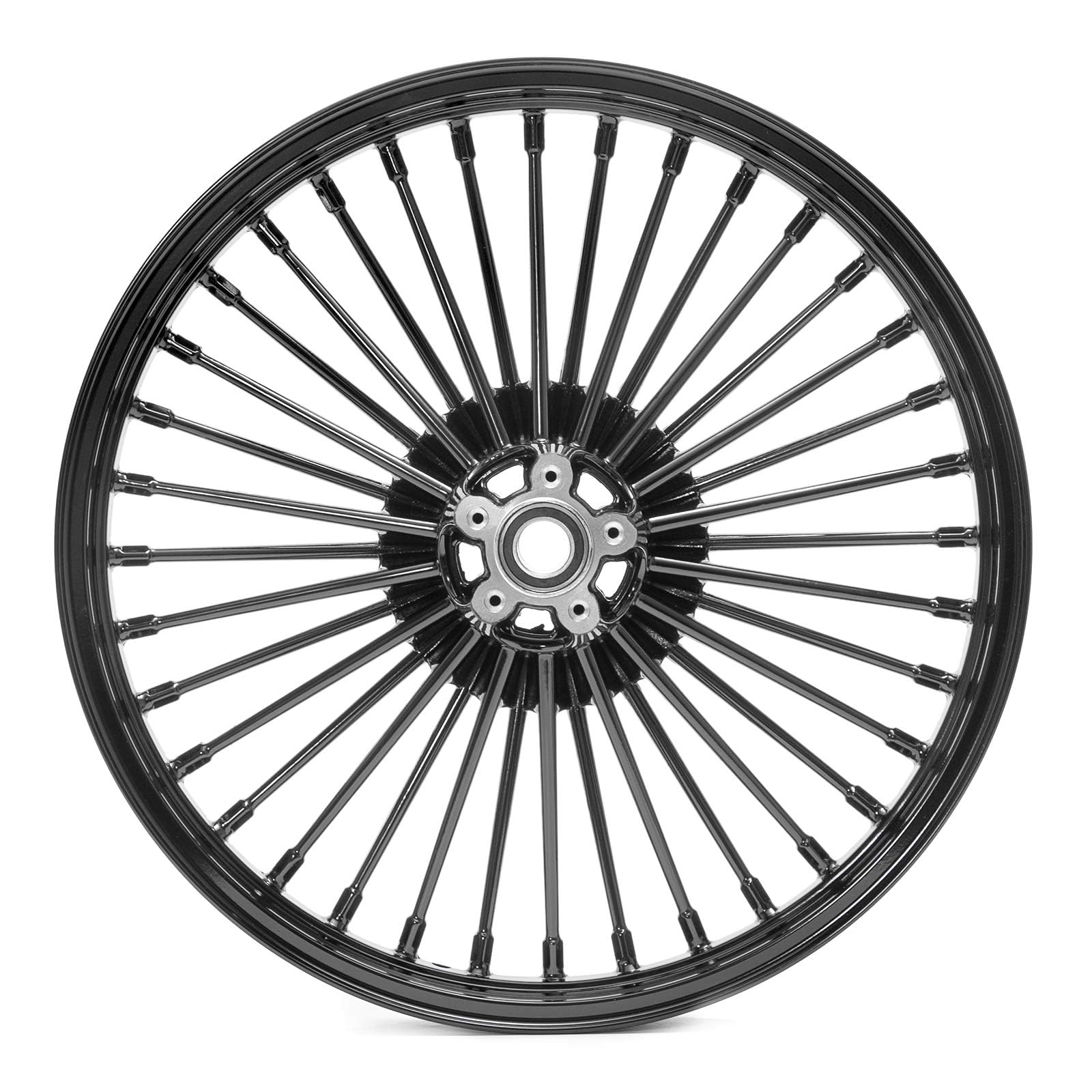 Amazon.com: TOFR 19x2.5 Gloss Black Front Wheel Rim 36 Fat King