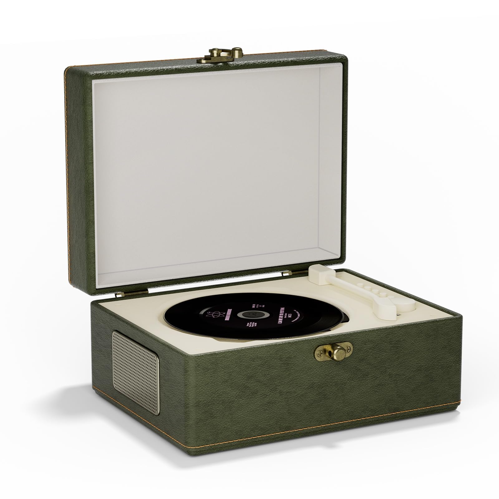 Yintiny Portable CD Player with Bluetooth, Wireless Remote, Leather Casing-image-10