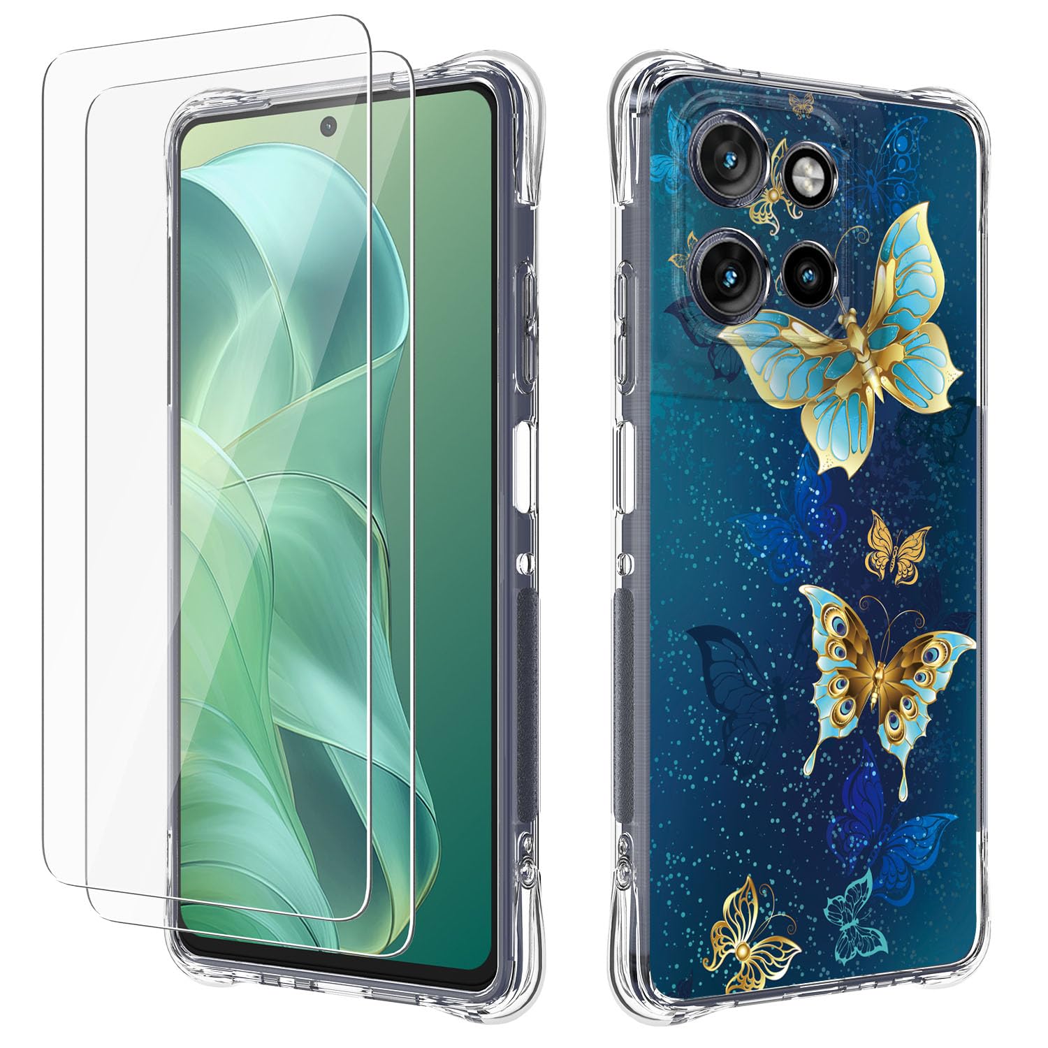 FollmeAir for Moto G Power 5G 2025 Case: Slim Flexible TPU for Girls Women Reinforced Corners Shock Absorption Rubber Soft Silicone Cover for Motorola