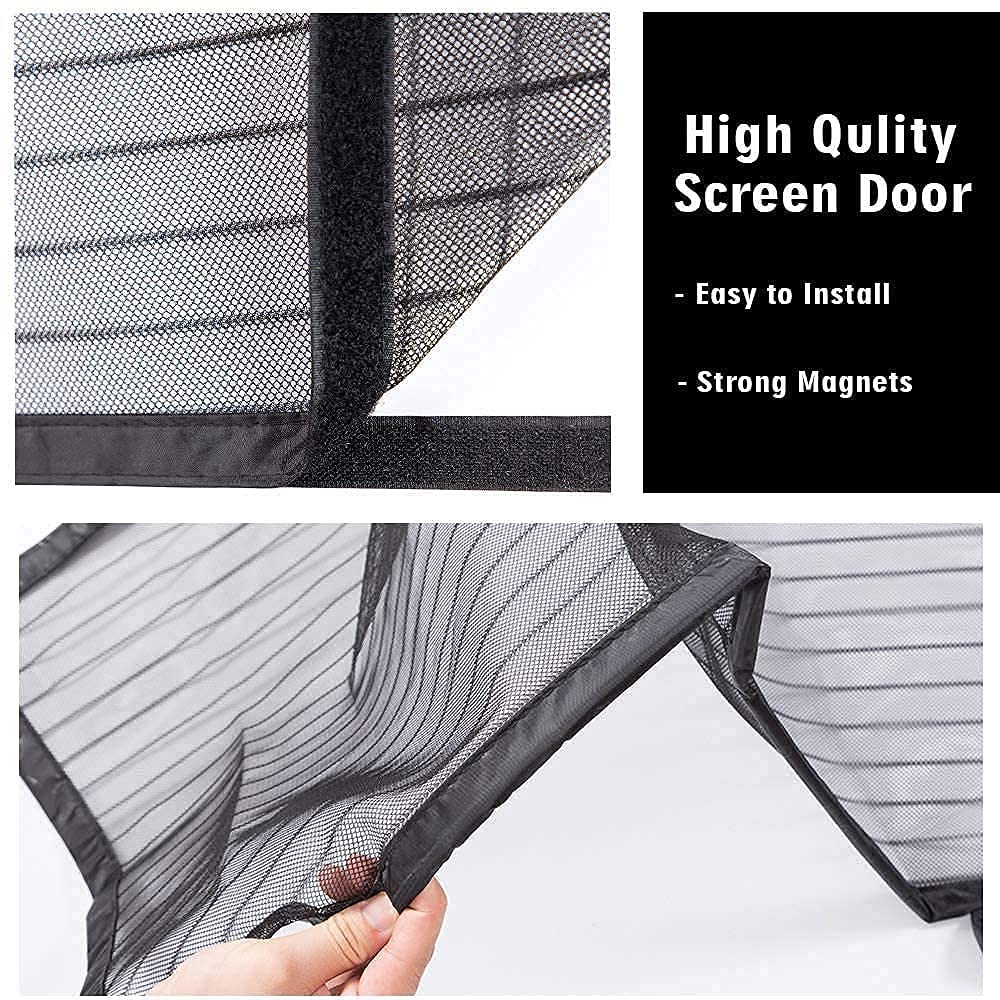 IKSTAR HighDensity Mesh Screen Door for French Door, Full