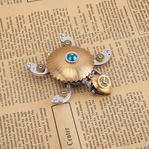 Miniatura 8 de Ottima Modelo de rompecabezas de metal 3D para adultos kit de organismo marino mecánico steampunk manualidades de montaje de metal para decoración