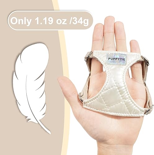 Miniatura 2 de Puppytie Arnés sin tirones para perro, con correa multifunción, pechera suave y ajustable para mascota, no ahorca, chaleco a prueba de escape,