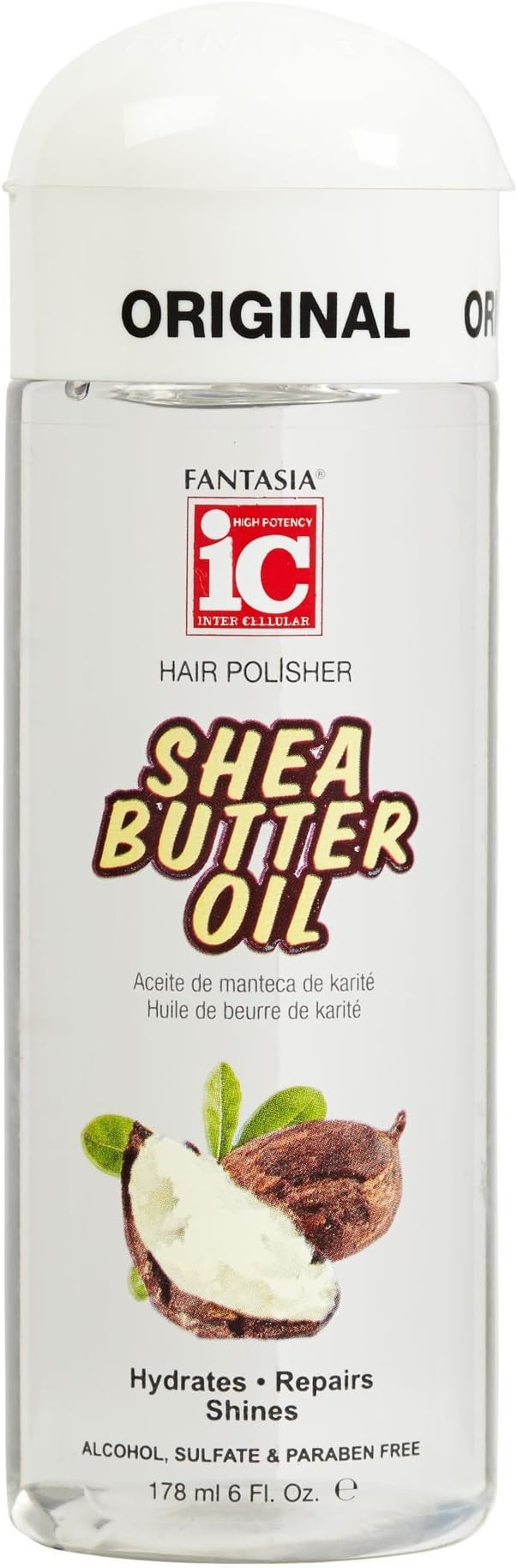 Fantasia Ic Hair Polisher 6oz Shea Butter Oil