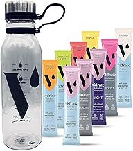 Vidrate Electrolytes Powder Hydration Sachets - Low-Calorie Hydration Powder Packs with Vitamins & Zero Sugar - No Artificial Sweeteners or Preservatives - 30 Electrolytes Sachets, Starter Pack