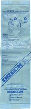 Oreck Commercial PK80009 Disposable Vacuum Bags XL Standard Filtration 9/Pack FITS ORECK XL MODELS Without Bag DOCKS, INCLUDING 2000, 8000, 9000, and Commercial Series