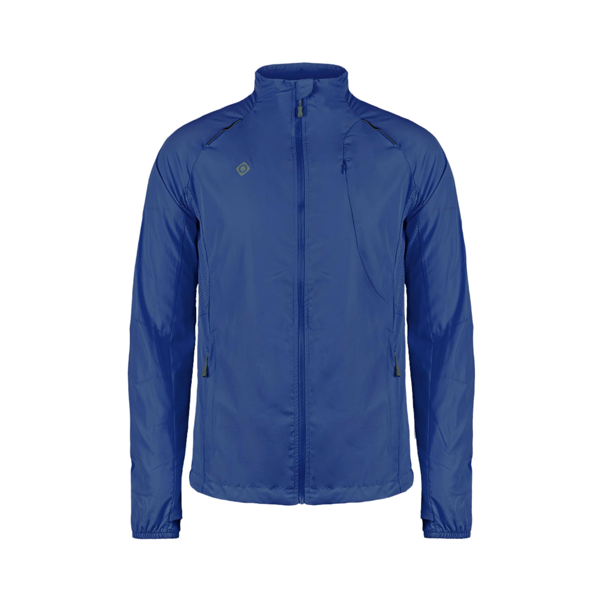 Izas Brezel Chaqueta Ligera Hombre Running Trekking AWPS DRY Coolspeed Corte Ajustado Mangas Anatómicas Ventilación Reflectantes