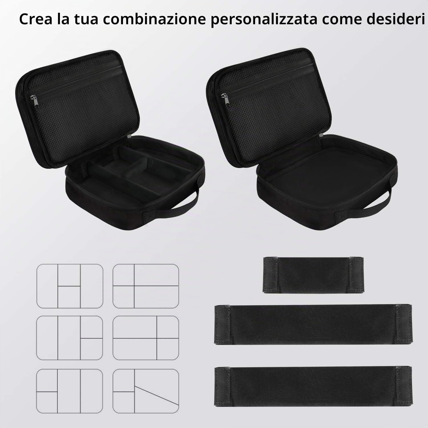 MATEIN Borsa Organizer Cavi da Viaggio Doppio Scomparto Custodia Porta Cavi — immagine 7 di 11
