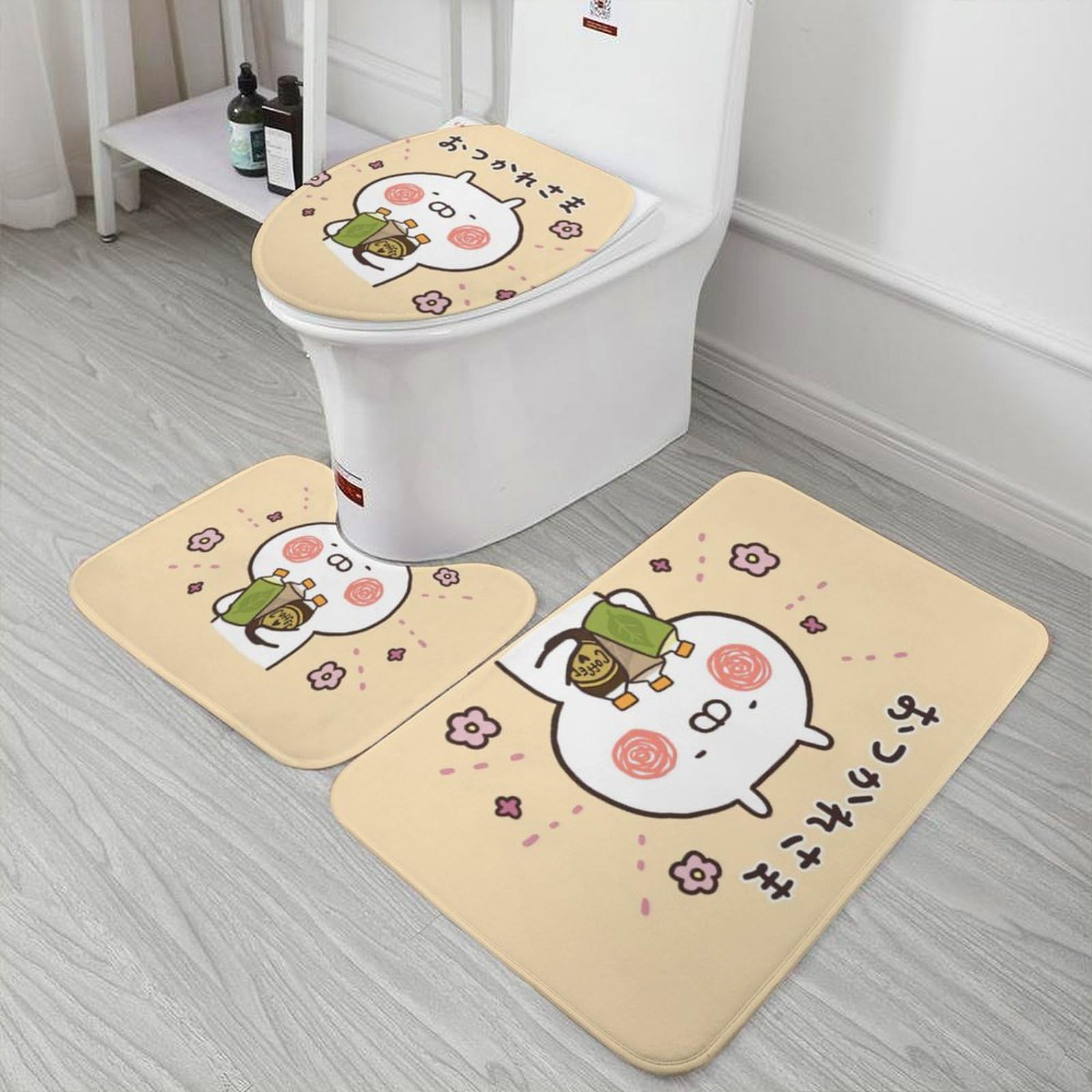 Amazon｜うさまる トイレまっと トイレマット トイレセット トイレ用品 