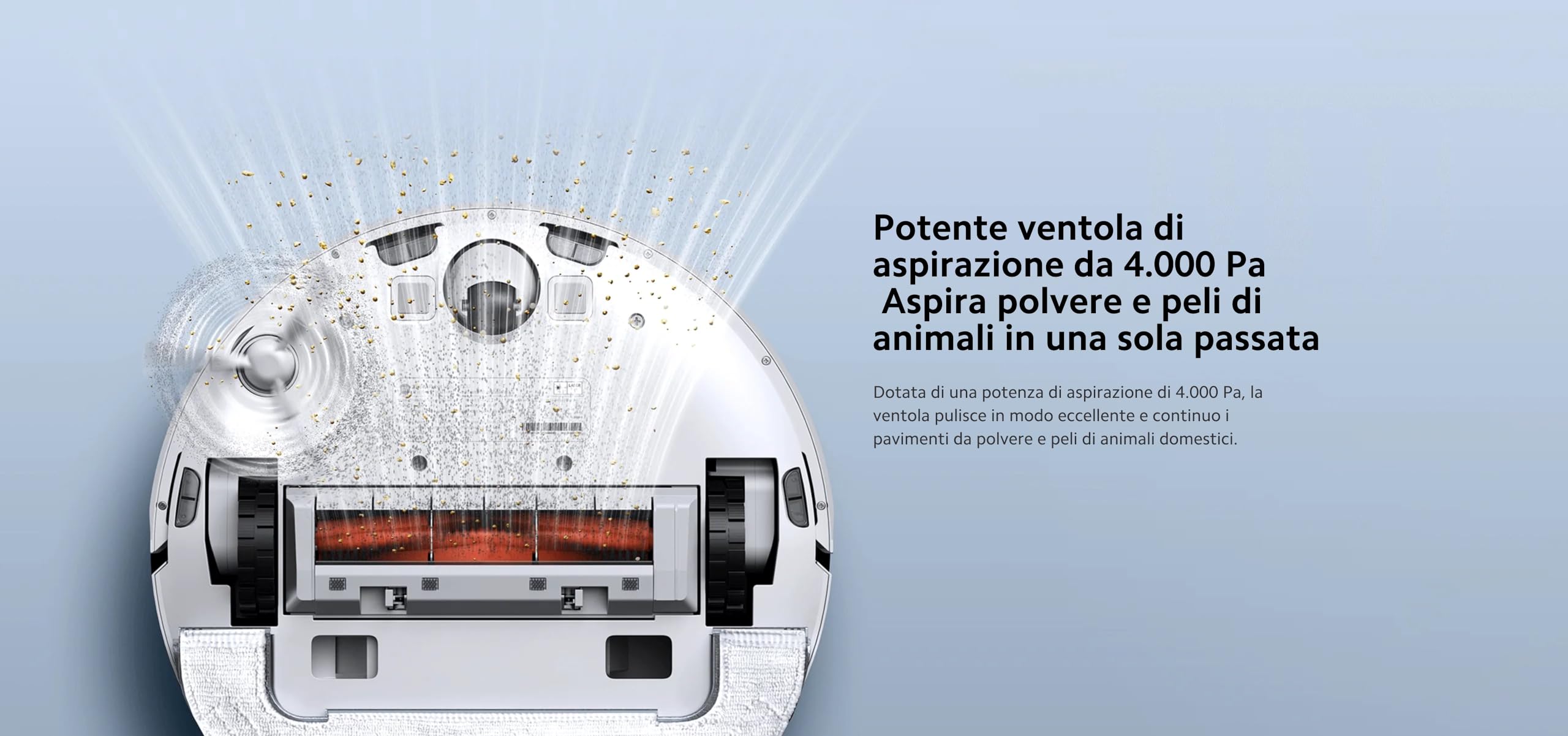 XIAOMI Robot Vacuum X10 - Robot Aspirador y fregasuelos con Sistema Inteligente de navegación láser (LDS), succión de 4000 Pa, Base de autovaciado, 5200 mAh, Blanco (Versión ES + 3 años de garantía)