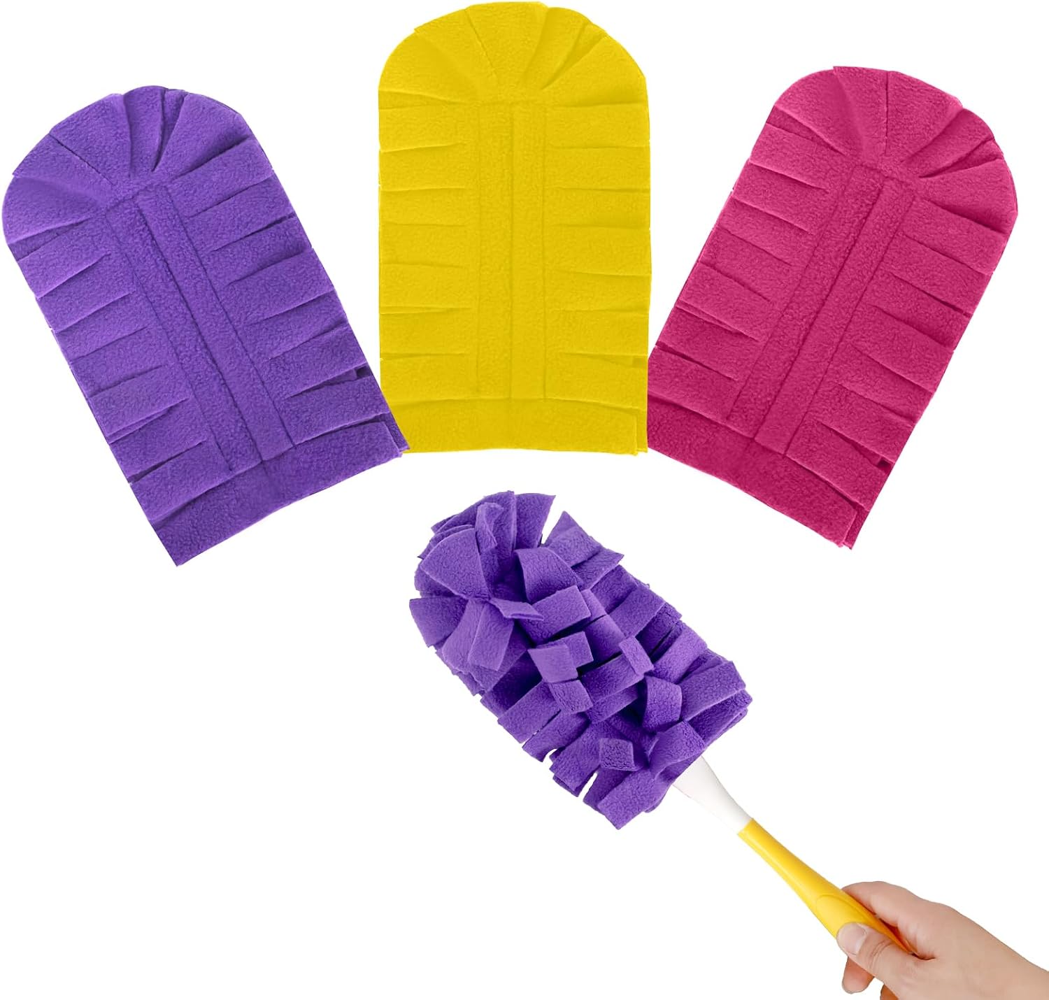 Reusable Duster Pads Compatible with Swiffer Hand Duster, 360 Duster Refill