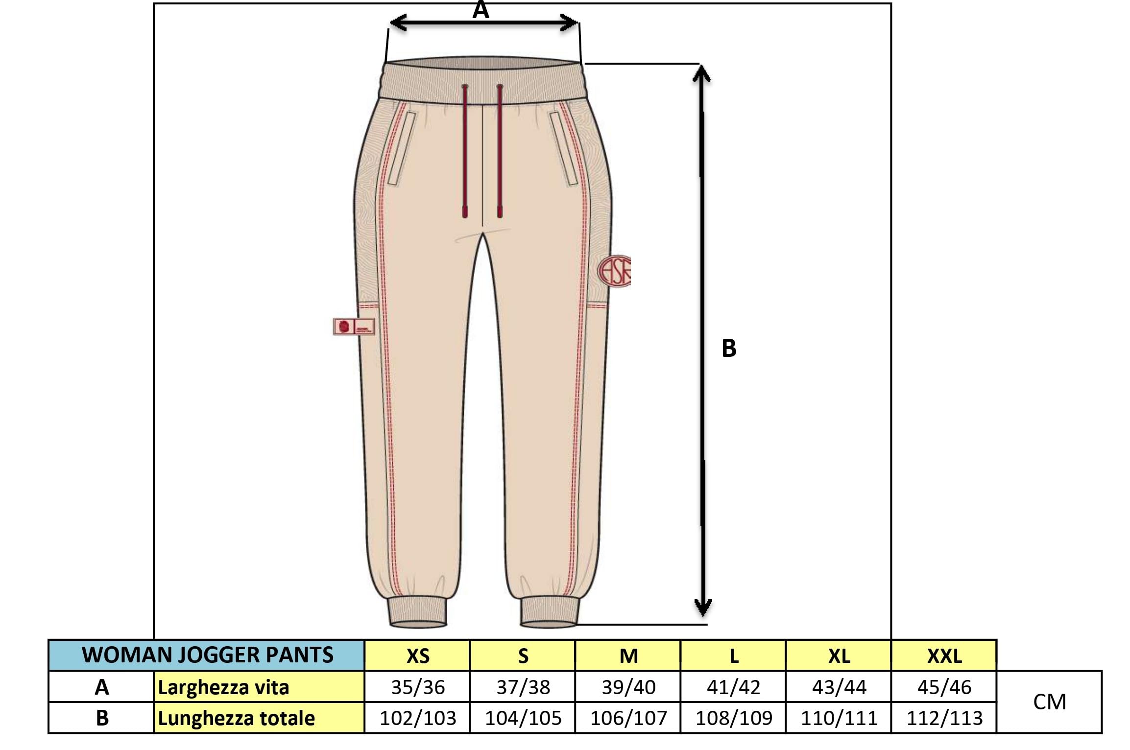 AS Roma Jogger Pants White Woman - Kombinezon Kobiety