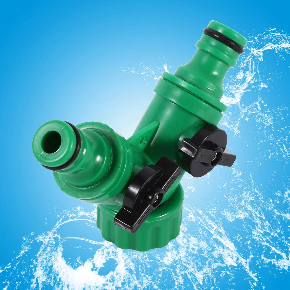 Presa rubinetto 2 vie, Y Sdoppiatore 3/4 Rubinetto Tubo Giardino Parti, Adattatore per Rubinetto, per Irrigazione da Giardino