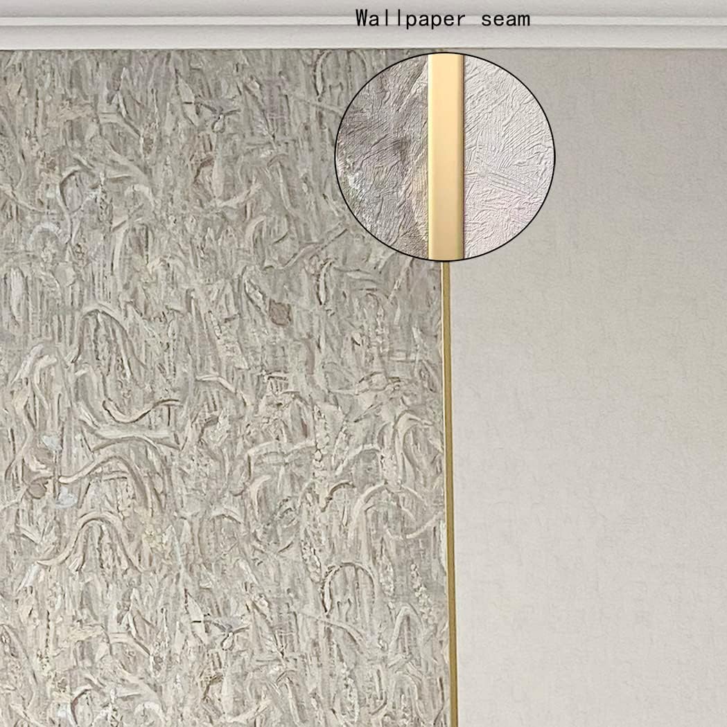 Flexible Molding Trim Wall Trim | Peel and Stick Trim | Ceiling/Wall/Mirror/Door/Wardrobe/Cabinet Edge Moulding,16.4 ft x 0.4 in (2, 2-Gold)…