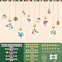 Vista 10 de Gionlion - Kit de cuentas de arcilla para hacer pulseras, paquete de 2 cajas de cuentas de letras, separadoras y dijes para hacer joyas de amistad