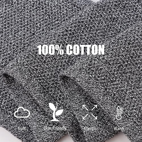 Image of PESAAT Kids Winter Infinity Scarf Knit Cotton Toddler Boy Girls Scarves