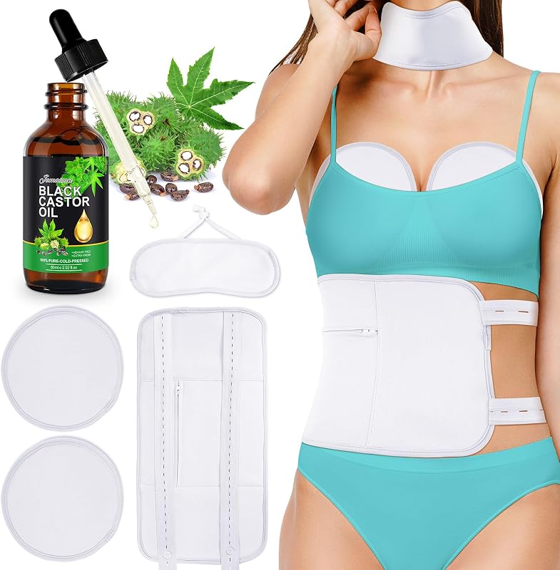 Kit 5 em 1 de envoltórios reutilizáveis de algodão e flanela RTBYUE, branco