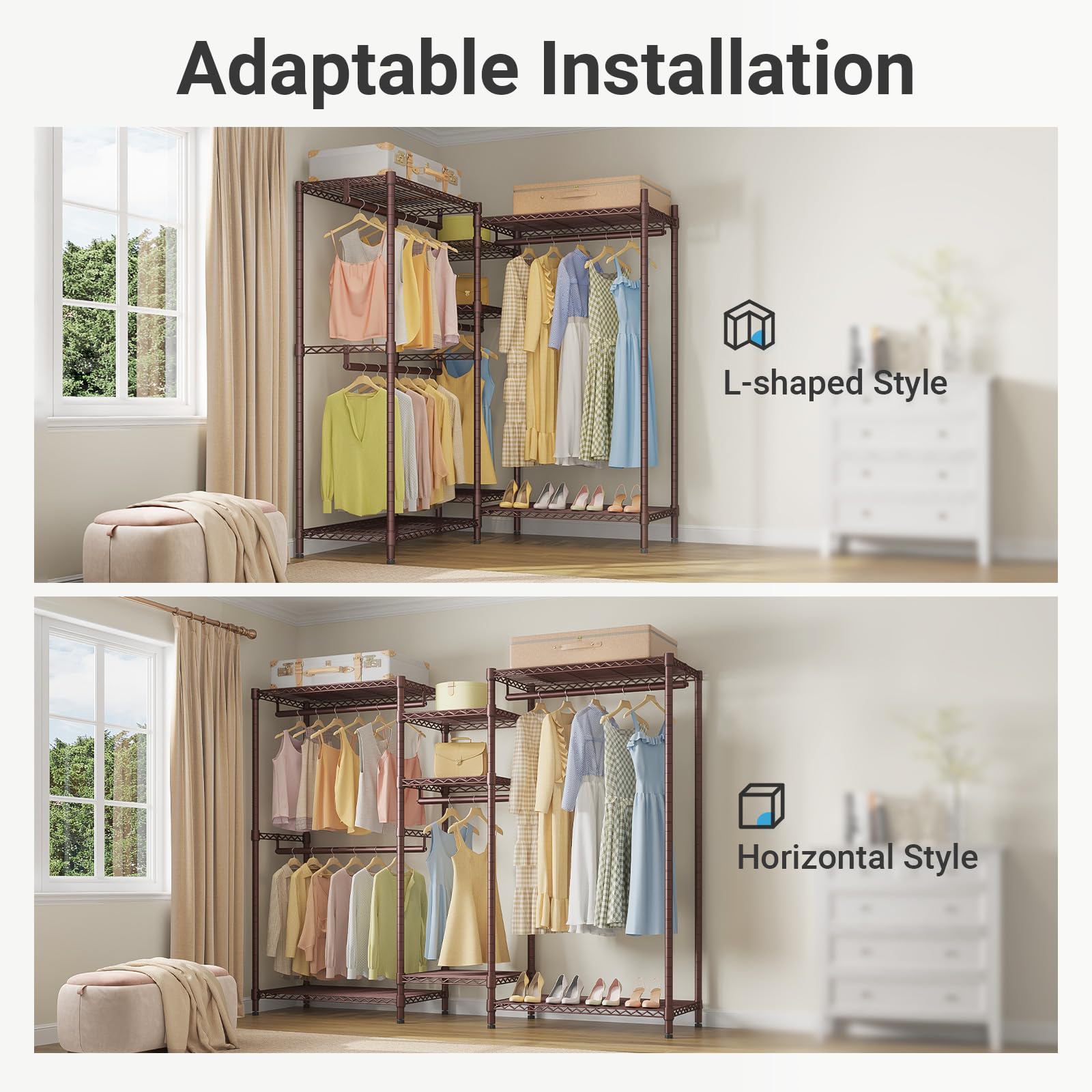 Amazon.com: VIPEK Classic V6 Wire Garment Rack, Dynamic Closet