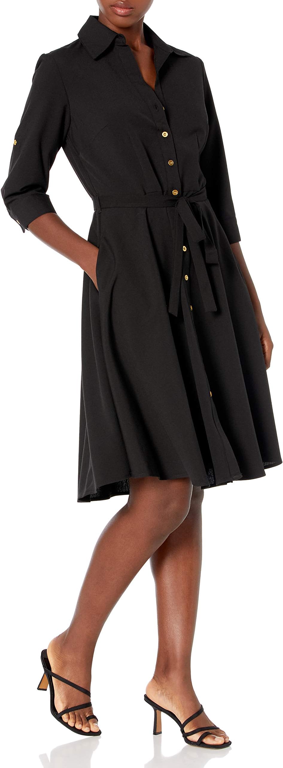 Women's Button Down Shirt Dress